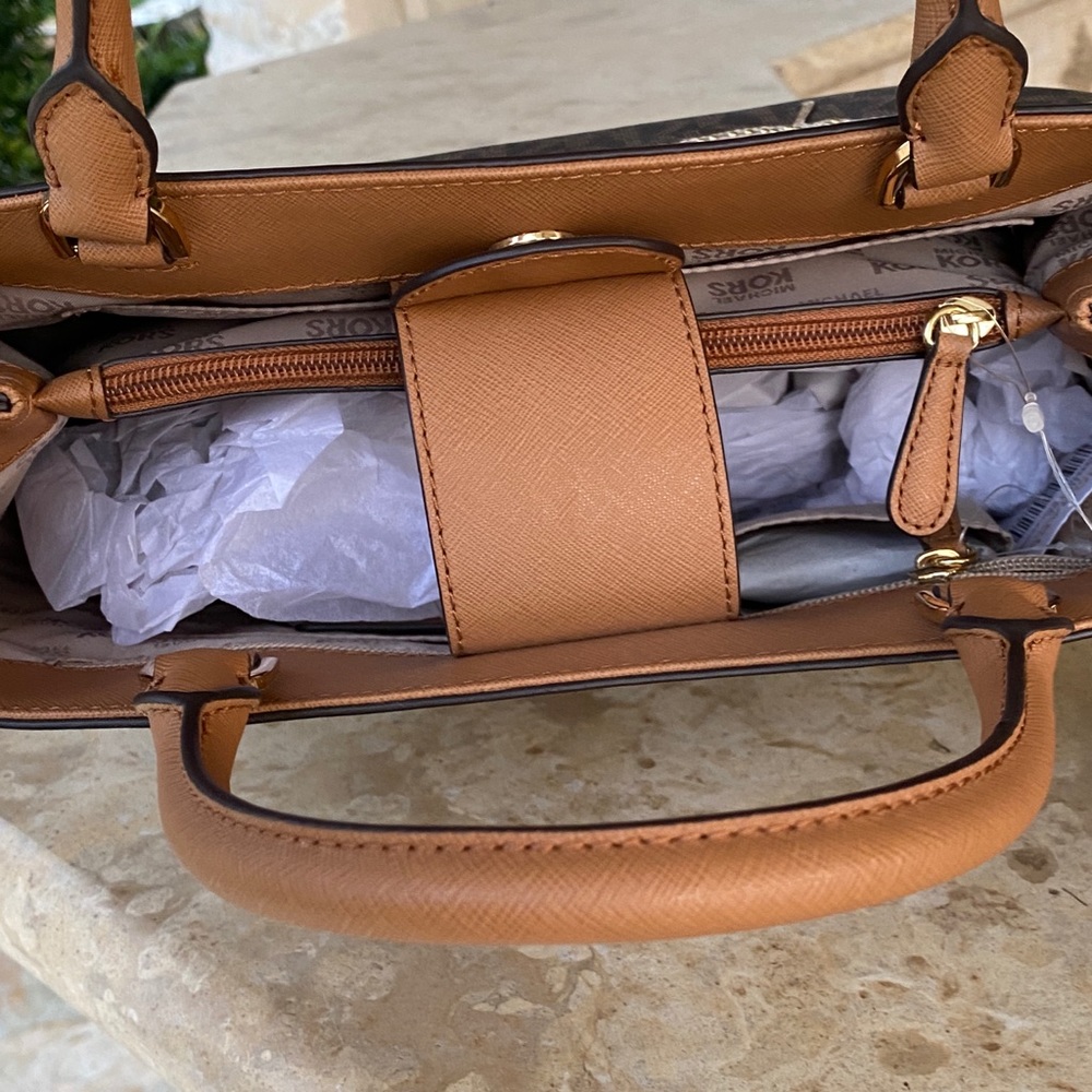 NWT Michael Kors floral signature handbag&wallet - Picture 5 of 15